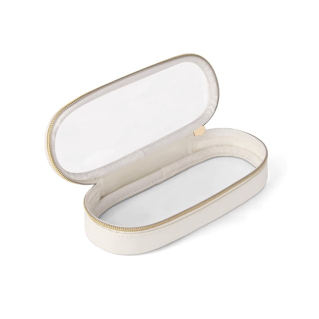 Bolsa impermeable de viaje transparente con soporte para brochas de maquillaje Soimeat