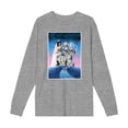 thumbnail image 5 of Beetlejuice Mansion Key Art Adult Heather Gray Crew Neck Long Sleeve Tee-Medium, 5 of 7