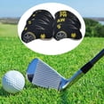 thumbnail image 3 of Funda protectora Cola neopreno impermeable para palos de golf Amarillo 10 piezas, 3 of 8