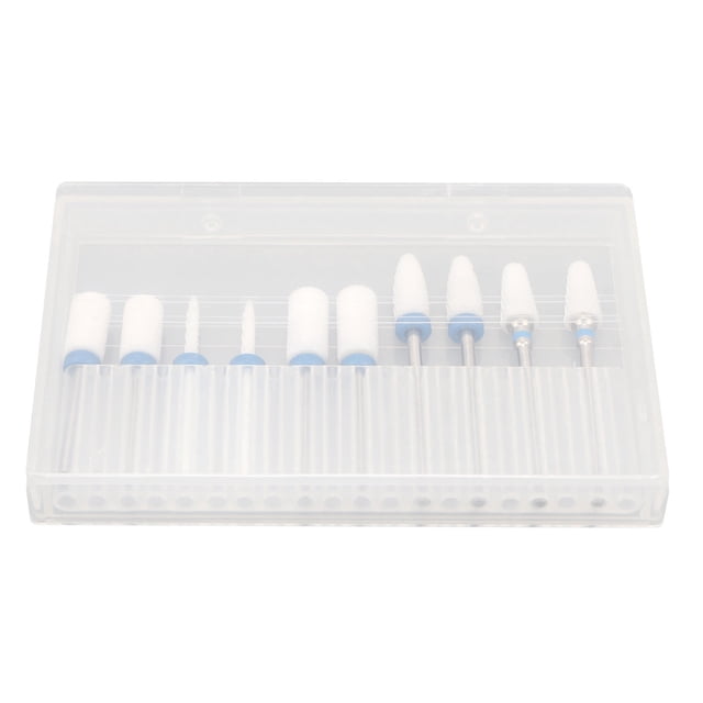 Broca De Eliminación De Gel, Broca De Pulido Portátil Para Uñas Con Caja De Almacenamiento Para Principiantes Para Salón De Uñas ANGGREK GC1414
