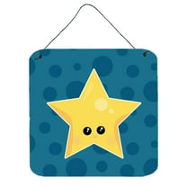 Weather Night Star Face Wall or Door Hanging Prints