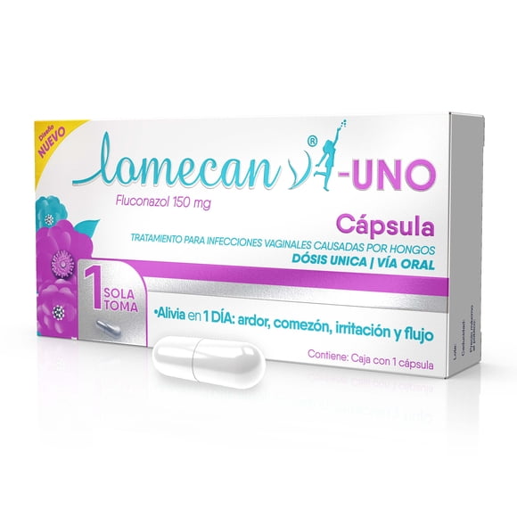 Lomecan V Uno Fluconazil 150 mg 1 cápsula
