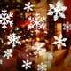 thumbnail image 5 of Lynlon 108 Decoración de ventanas Copo de nieve Pintura de ventana de copo de nieve Decoración de ventana removible Adhesivo de PVC adhesivo estático para tratamientos de ventanas de Navidad, puertas, escaparates, vitrinas, puertas de vidrio Ormromra MZQ-0916, 5 of 8