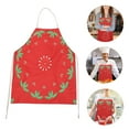 thumbnail image 3 of MasteelfCA Barber Shop Hair Cutting Hair Styling Apron Christmas Party Cooking Apron, 3 of 7