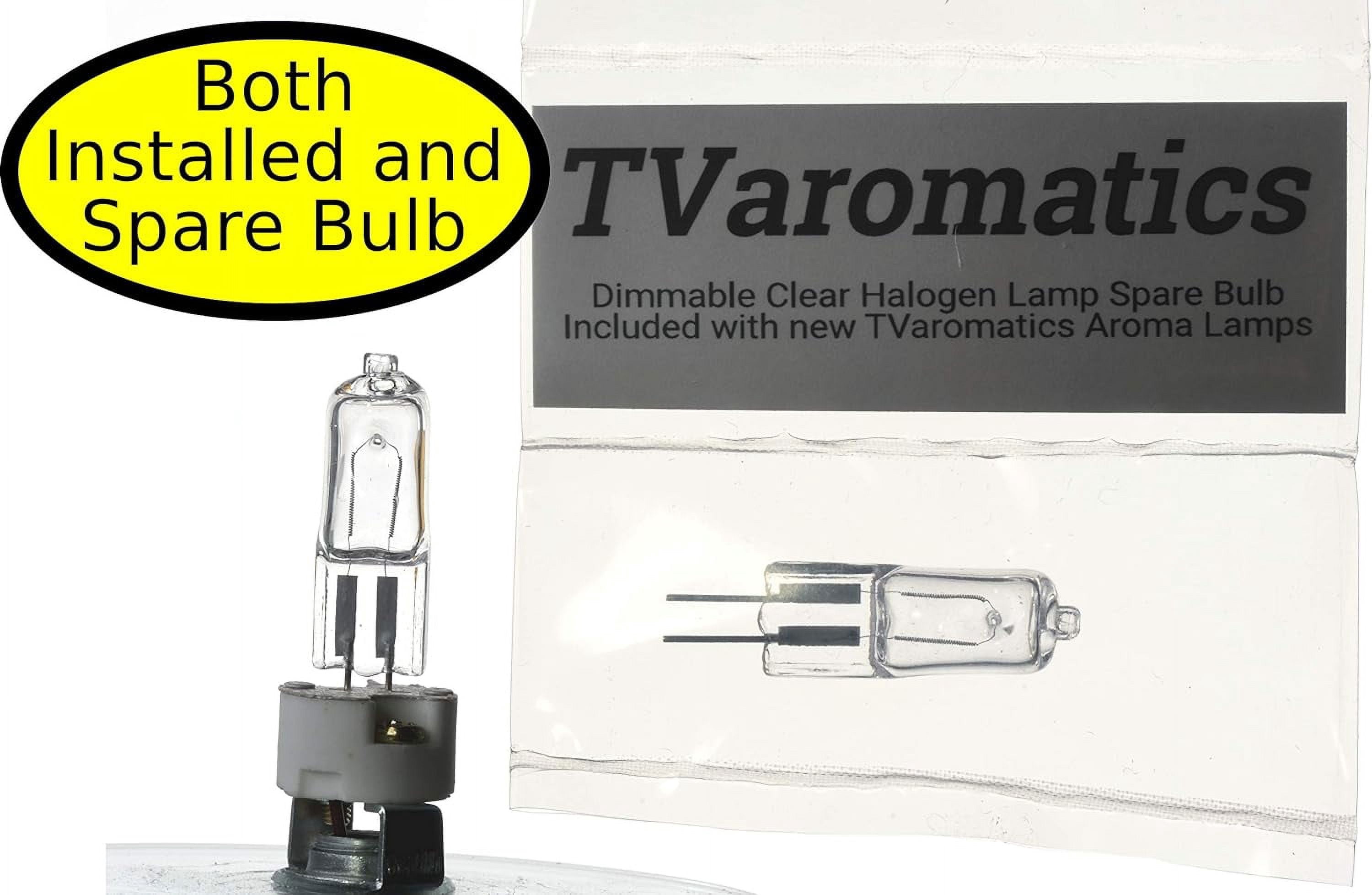 Clear Flared Glass Electric Aroma Lamp Oil and Wax Warmer