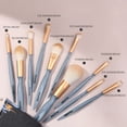 thumbnail image 6 of Makeup Brush Kit - 10 Pcs Dual-Fly Handle Cosmetic Eyebrow, Eyeshadow, Powder & Lip Brushes, Soft Nylon Bristles, Makeup Brushes Set, Brush Set Make Up, Beauty Tools Accessories, 6 of 9