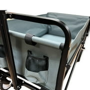 INTEXCA Mini Foldable Multi-Function Wagon for Shopping, Travel - Grey