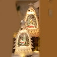 thumbnail image 6 of Glowing Christmas Tree Snow Globe Lantern - Enchanting Holiday Decor!, 6 of 8