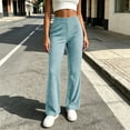 thumbnail image 2 of Otvok Ladies Textured Knit Bottoms, Stretch Waist Fashion Flare Pants for Shopping & Leisure Wear, 2 of 7