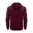 thumbnail image 3 of Fnooota Mens Zip up Hoodies, Sports Drawstring Casual Fall Sweatshirts with Pockets Wine Size L, 3 of 6
