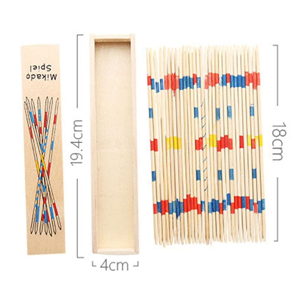 Henbrandt Traditional Wooden Pick up Sticks Retro Game Kids Party Favour Gift for sale online 