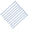 thumbnail image 2 of 10 piezas Perno de media rosca Rosca fina Acero al carbono Pernos de medio diente hexagonales alargados resistentes 10x250, 2 of 9