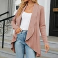 thumbnail image 6 of TUWABEII Jackets for Women,Women's Fashion Color Loose Fitting Long Sleeved Cardigan Jacket, 6 of 7