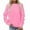 Pink-01, variant on HTNBO Oversized Sweatshirt for Women Crewneck Long Sleeve Sweatshirts Casual Cute Pullover Lightweight Sweatshirt