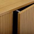 thumbnail image 5 of Teamson Home Tremolo Modern Boho 4-Door Sideboard with Adjustable Shelves, Push-Open Design, Solid Wood & Fluted Fronts, 5 of 13