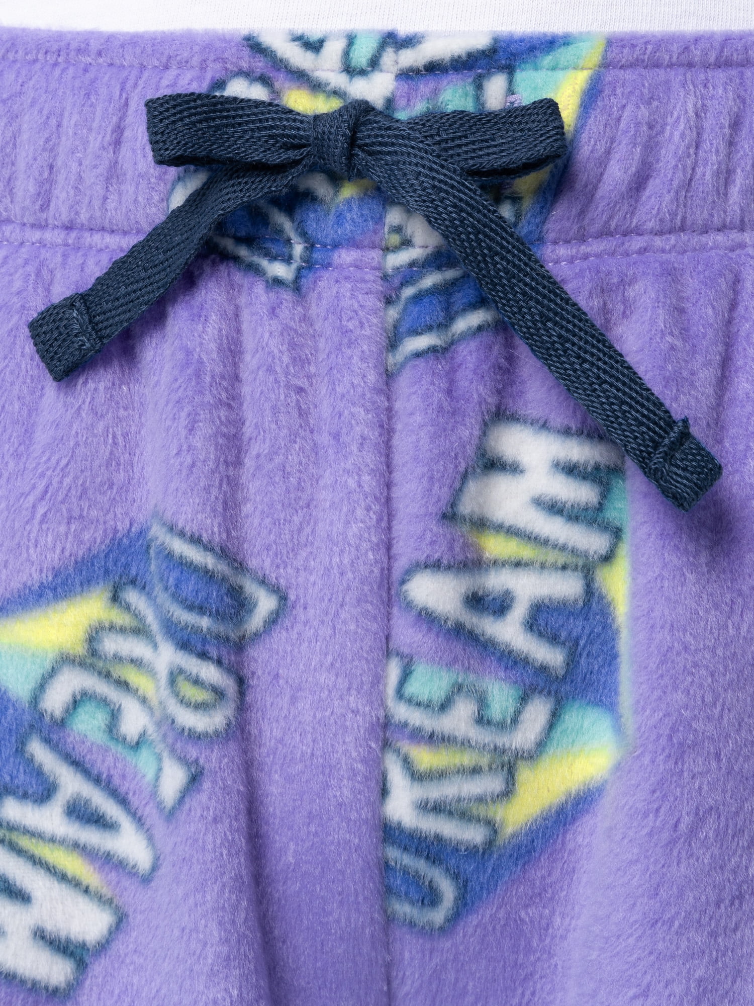 Fruit of the Loom Girl's Long Sleeve Fleece Pajama Set, 2-Piece, Sizes 4-16