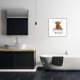 thumbnail image 2 of Stupell Industries Shaggy Country Cattle in Bathtub Rubber Duck Animals & Insects Painting White Framed Art Print Wall Art, 24 x 24, 2 of 7