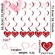 thumbnail image 3 of Cortina de puerta de corazón rojo de boda | Pack 1 de decoración colgante de tela no tejida y casera | Cortinado romántico de pared de ventana para fiesta de San Valentín, instalación sencilla |, 3 of 6