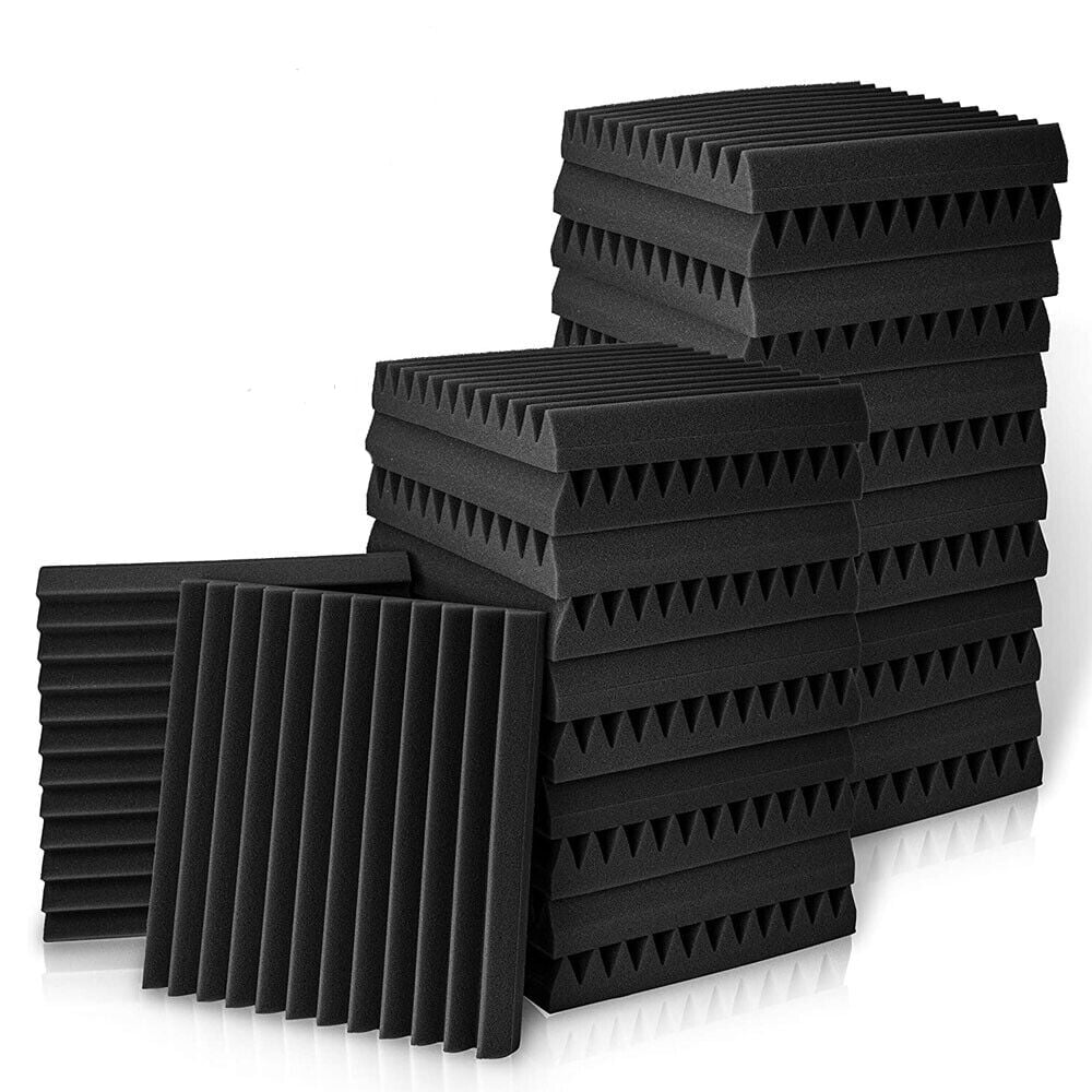12'' Acoustic Foam Panel Wedge Studio Sound Noise Proofing Wall Tiles