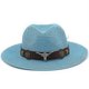 thumbnail image 1 of Sombrero de Panamá clásico, sombreros de sol de verano para mujer, hombre, sombrero de paja de playa, 1 of 2