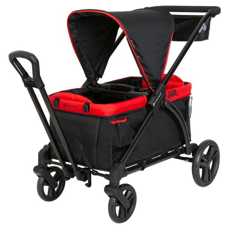 Baby Trend Mars Red Tour 2-in-1 Stroller Wagon