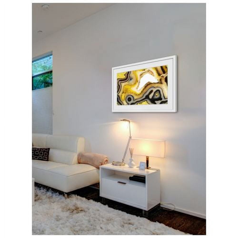 "Golden Mineral" Framed Painting Print