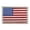 US Flag /Metallic Silver 3X2, variant on 12 pieces 2" Custom Activity Scouts Applique Fun Patches - US Flag Subdued 3.5 X 2 3/8