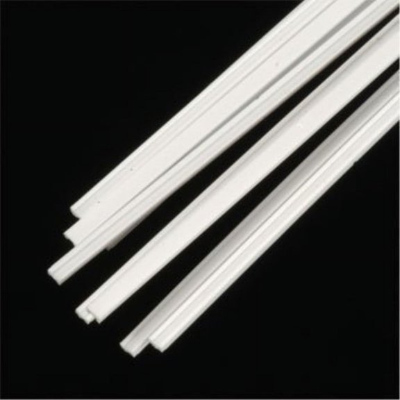 Plastruct Styrene Structural I Beam - Pkg of 10, 1/16" H x 1/32" W x 10" L
