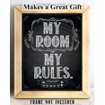 thumbnail image 2 of My Room My Rules - 11x14 Unframed Typography Art Print - Great Bedroom Decor, 2 of 6