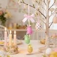 thumbnail image 4 of Eespoir Easter Egg String, Spring Artificial Flowers Easter Egg, Foam Wrapped Paper Eggs, Easter Hanging Ornaments for Easter Party Tree, 4 of 6