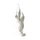 thumbnail image 3 of Escultura de plumas, estatuilla decorativa, adorno de escritorio coleccionable minimalista, estatua moderna para estantería, decoración del hogar y la, 3 of 9