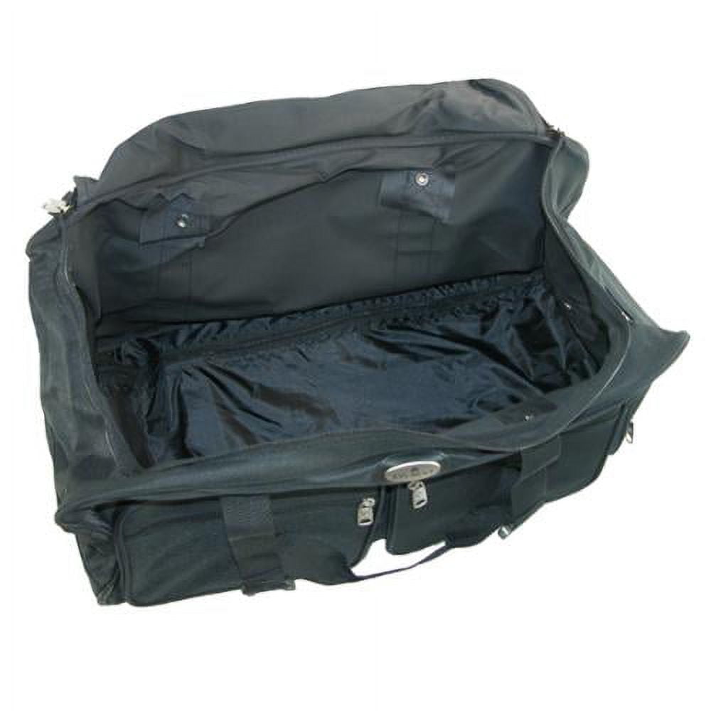 Everest 23" Deluxe Rolling Travel Duffel Bag, Black