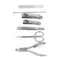 thumbnail image 4 of Manicure Set, Stainless Steel Nail Clipper Set Practical Efficient Wide Applicability 7 Pieces  For Nail Salons For Home Use, 4 of 8