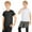 Black+ White, variant on GYRATEDREAM 2 Pack Boys Compression Shirt Short Sleeve Football Baseball Undershirt Quick Dry Sports Baselayer 5-12T