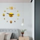 thumbnail image 3 of Yuarrent 2020, diseño moderno, relojes de cuarzo apresurados, relojes de moda, pegatina de espejo, decoración para sala de estar diy, recién llegado, Decoración del hogar Oro Yuarrent HA3330-03B, 3 of 6