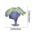 thumbnail image 3 of Fiudx Decoración de Medusas Fluorescentes, Paisaje Realista para Acuario, Plantas Acuáticas de Colores Vibrantes, Adorno para Pecera, Gel de Sílice de Larga Duración, Ambiente Relajante para Peces, T, 3 of 6