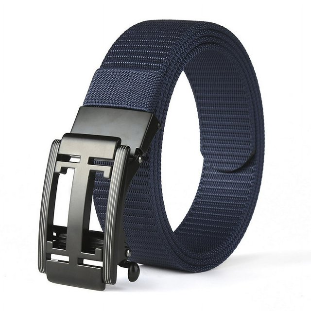 Men Belt Nylon Belt Webbing Canvas Outdoor Web Belt with Plastic Buckle
