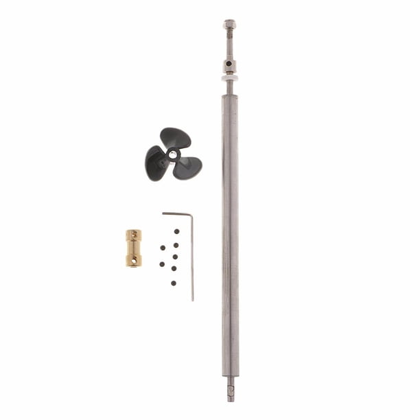 Kit d'arbre d'entraînement pour bateau RC pour hélice de 2 mm, 100 mm, manchon de 50 mm, 3 lames D36 mm | Jeu de coupleurs et joints, ensemble complet de propulsion pour modèle RC Kit d'arbre d'entraînement pour bateau RC pour hélice de 2 mm, 100 mm, manchon de 50 mm, 3 lames D36 mm | Jeu de coupleurs et joints, ensemble complet de propulsion pour modèle RC
