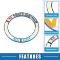 thumbnail image 3 of Unique Bargains Engine Start Stop Ignition Button Luminous Night Glow Cover Ring Trim for Honda Civic 2016-2021 Blue, 3 of 7