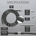 thumbnail image 3 of 18 ft. Orange Rope Light Kit, 216 Incandescent Halloween Lights, Ready-to-Install, Mounting Clips Included, 3 of 8