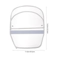 thumbnail image 2 of unbranded Accesorio Transparente Para Sombrero Impermeable Con Visor Desmontable Protección Facial, 2 of 8