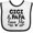 White and Black, variant on Inktastic Gigi and Papa Love Me Grandbaby Boys or Girls Baby Bib