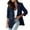 Blue-06, variant on Ultrave Women Casual Oversized Blazers Lapel Button Down Solid Work Office Blazer Jacket