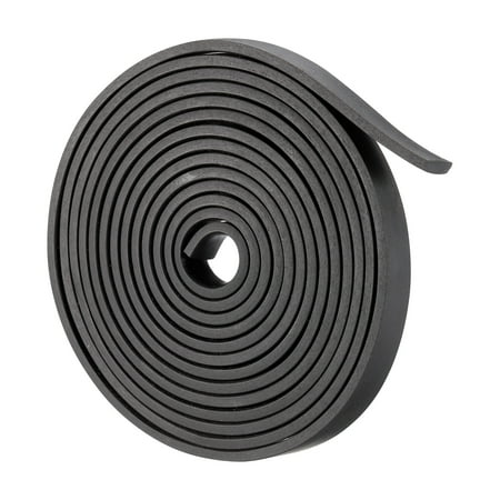 

Solid Rubber Strips Neoprene Sheets Rolls 3/16 T x 0.59 W x 236.22 L DIY Rubber Gasket Sealing Padding