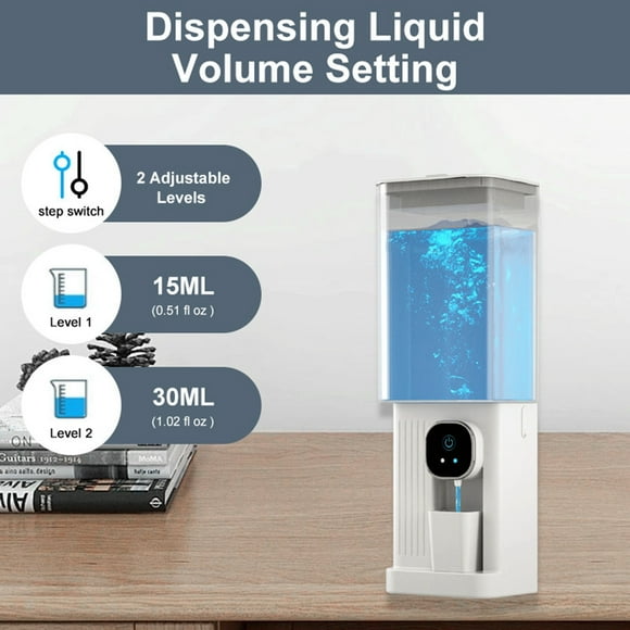 Mouthwash Dispenser for Bathroom, 700ML Smart Mouthwash Dispensers ,Wall Mounted Automatic Mouthwash Dispenser