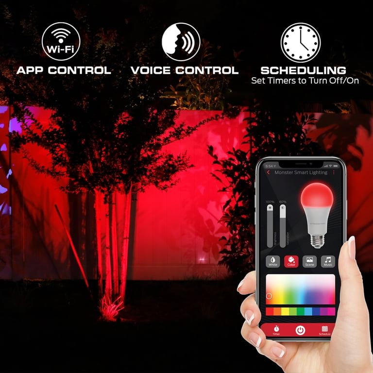 Monster Smart 12V RGB LED Outdoor Spotlights, 2 Pack photo 4