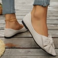 thumbnail image 6 of CHICVOMEY Pointed Toe Flats for Women Flats with Bow Comfortable Slip on Ballet Flats for Causal & Dress Shoes, 6 of 8