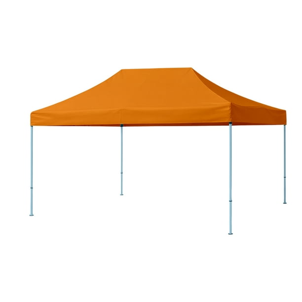 Ilios Innova | Toldo Plegable Naranja 2x3 Carpa para Exteriores Resistente al Clima, Impermeable, Estructura de Hierro y Tela Oxford 600D.