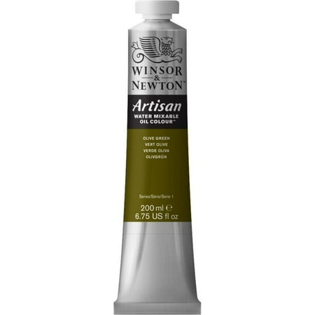 Winsor & Newton Artisan Water Mixable Oil Colours, 200ml Tube, Olive