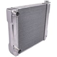 thumbnail image 3 of JEGS 52045 Double Pass Racing Radiator 2 Row 1 Core 1-1/2 Top Inlet 1-3/4 Bottom, 3 of 7